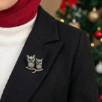 گل سینه زنانه مدل جغد کد ۰۱ - Image 4
