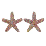 گوشواره حصیری طرح ستاره کد S2 - Image 2