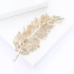 گل سینه زنانه مدل کاج با دیزاین مروارید - Image 7