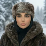 کلاه روسی زنانه طرح پوست مدل کازاک - Image 5