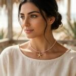 گردنبند زنانه مدل ستاره دریایی کد S100